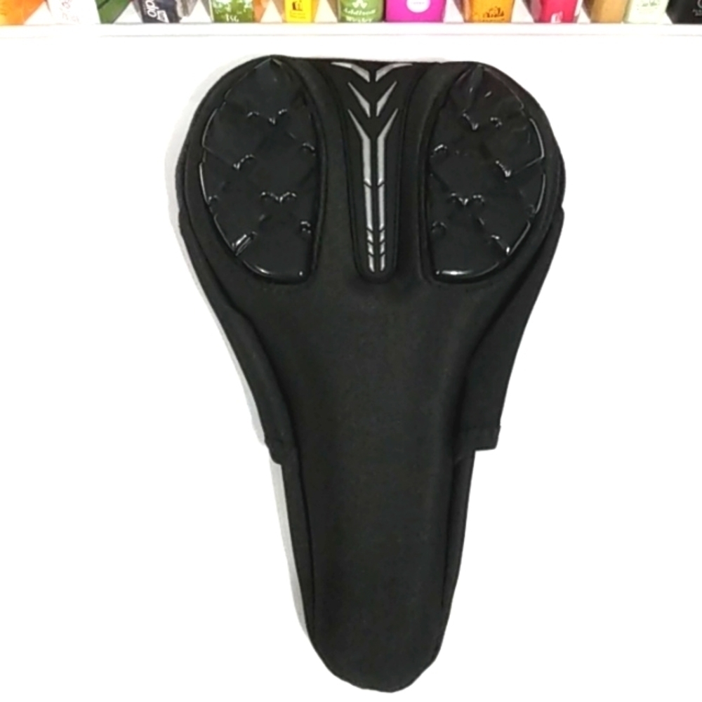 BICYCLE SEAT COVER - Gel Cushioned Bike Seat Cover - Black  NWT